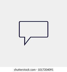 chat icon, vector illustration. talk icon vector