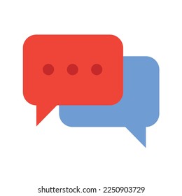 Chat Icon vector image. Suitable for mobile apps, web apps and print media.