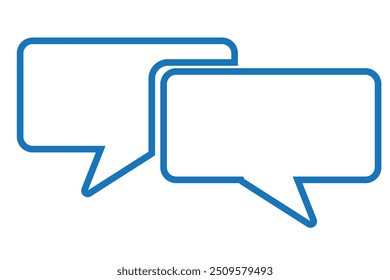 Chat-Symbol, Vektor einzeln auf Hintergrund | Modernes Nachrichtensymbol