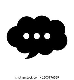 Chat icon. vector line icons design