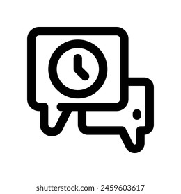 chat icon. vector line icon for your website, mobile, presentation, and logo design.