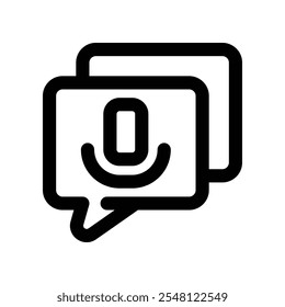 chat icon. vector line icon for your website, mobile, presentation, and logo design.