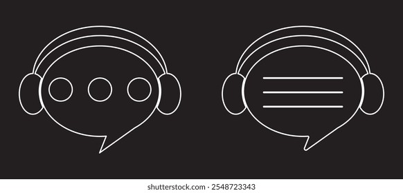 chat icon vector on white background. dialogue icon