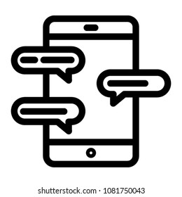 chat icon vector pictogram mark symbol