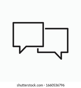 chat  icon vector sign symbol