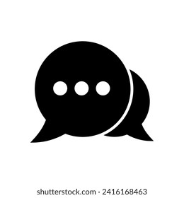 Chat icon vector. speech bubble icon. comment icon vector. message. contact us