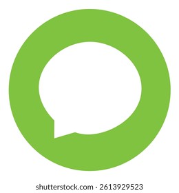 Chat icon vector. speech bubble sign and symbol. comment icon. message