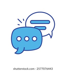 Chat icon vector stock illustration