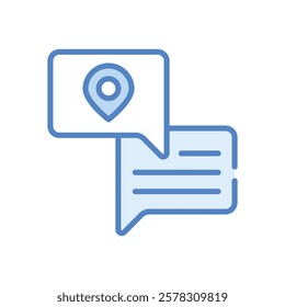 Chat icon vector stock illustration