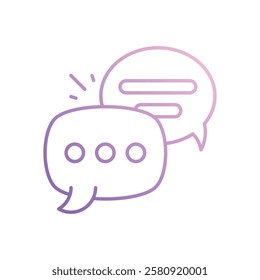 Chat icon vector stock illustration