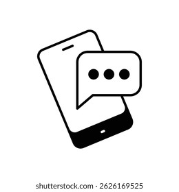 Chat Icon vector stock illustration