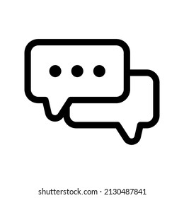 Chat Icon Vector Symbol Design Illustration