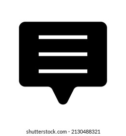 Chat Icon Vector Symbol Design Illustration