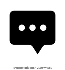 Chat Icon Vector Symbol Design Illustration