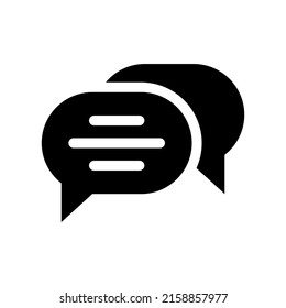 Chat Icon Vector Symbol Design Illustration