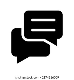 Chat Icon Vector Symbol Design Illustration
