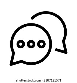 Chat Icon Vector Symbol Design Illustration