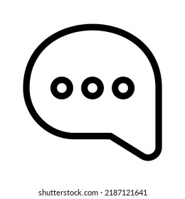 Ilustración de diseño de símbolo del vector de chat