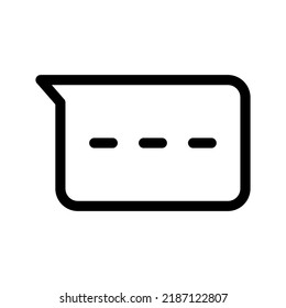 Ilustración de diseño de símbolo del vector de chat