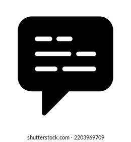 Chat Icon Vector Symbol Design Illustration
