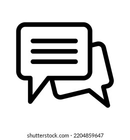Chat Icon Vector Symbol Design Illustration