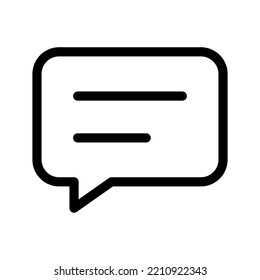 Design-Illustration für Chat-Symbol in Vektorsymbol