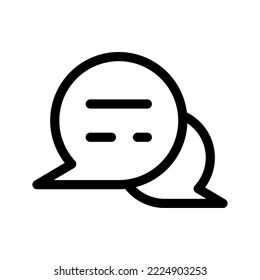 Chat Icon Vector Symbol Design Illustration