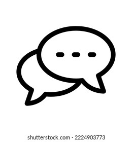 Chat Icon Vector Symbol Design Illustration