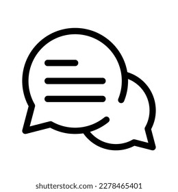 Chat Icon Vector Symbol Design Illustration