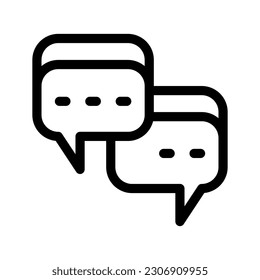 Chat Icon Vector Symbol Design Illustration