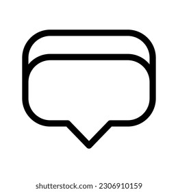 Chat Icon Vector Symbol Design Illustration