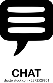 chat icon vector symbol design illustration