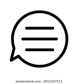Chat Icon Vector Symbol Design Illustration