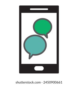 Chat Icon Vector Symbol Design Illustration