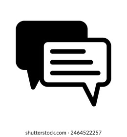 Chat Icon Vector Symbol Design Illustration