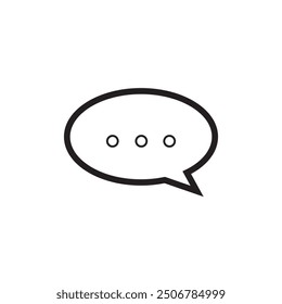 Chat Icon Vector Symbol Design Illustration