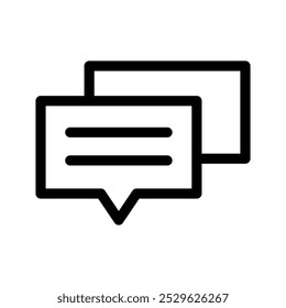Chat Icon Vector Symbol Design Illustration