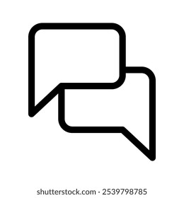 Chat Icon Vector Symbol Design Illustration