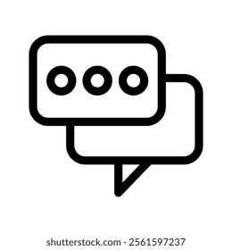 Chat Icon Vector Symbol Design Illustration