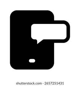 Chat-Symbol, Vektorsymbol-Entwurfsgrafik