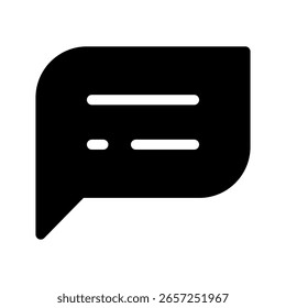 Chat-Symbol, Vektorsymbol-Entwurfsgrafik