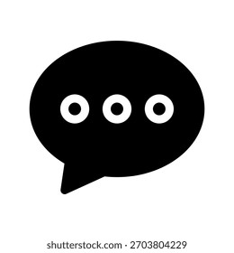Ilustração de design de símbolo de vetor de ícone de bate-papo