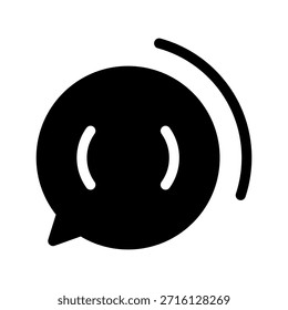 Chat-Symbol, Vektorsymbol-Entwurfsgrafik