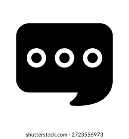 Icono de chat Ilustración de diseño de símbolo de Vector