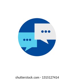 chat icon vector. chat symbol. chat  icon symbol in flat style. chat  symbol illustration. Pixel vector graphics - Vector.
