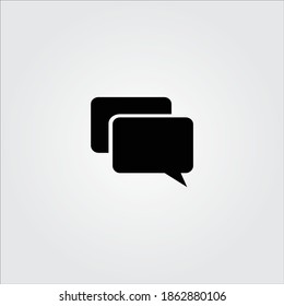 
Chat Icon vector. Chat symbol on white background.