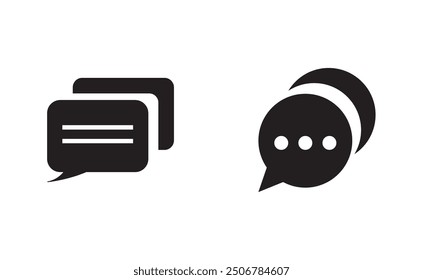 Chat icon vector. symbol for web site Computer and mobile vector.