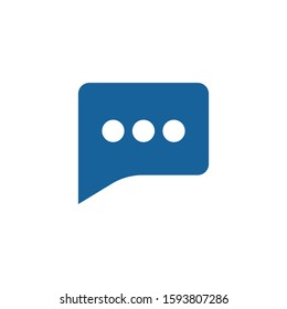 chat icon vector template illustration