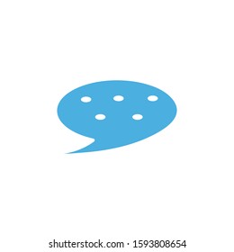 chat icon vector template illustration