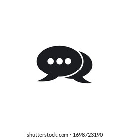 chat icon vector template illustration